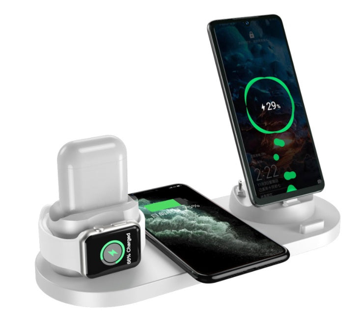 6 In 1 Wireless Charging Statation